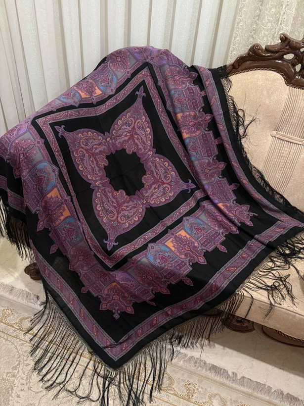چارقد مشکی بنفش ۲۰۸۷