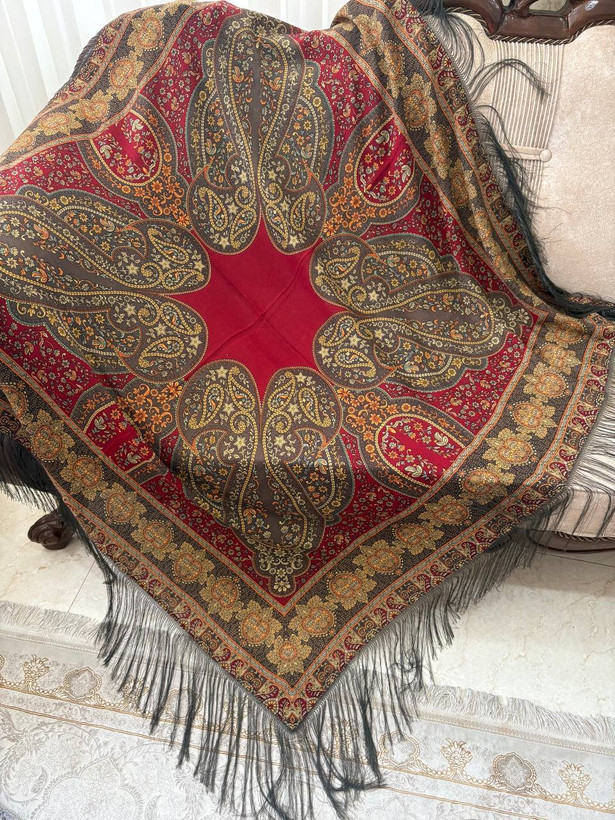 چارقد مونالیزا رنگ کمیاب زرشکی ۲۰۹۴